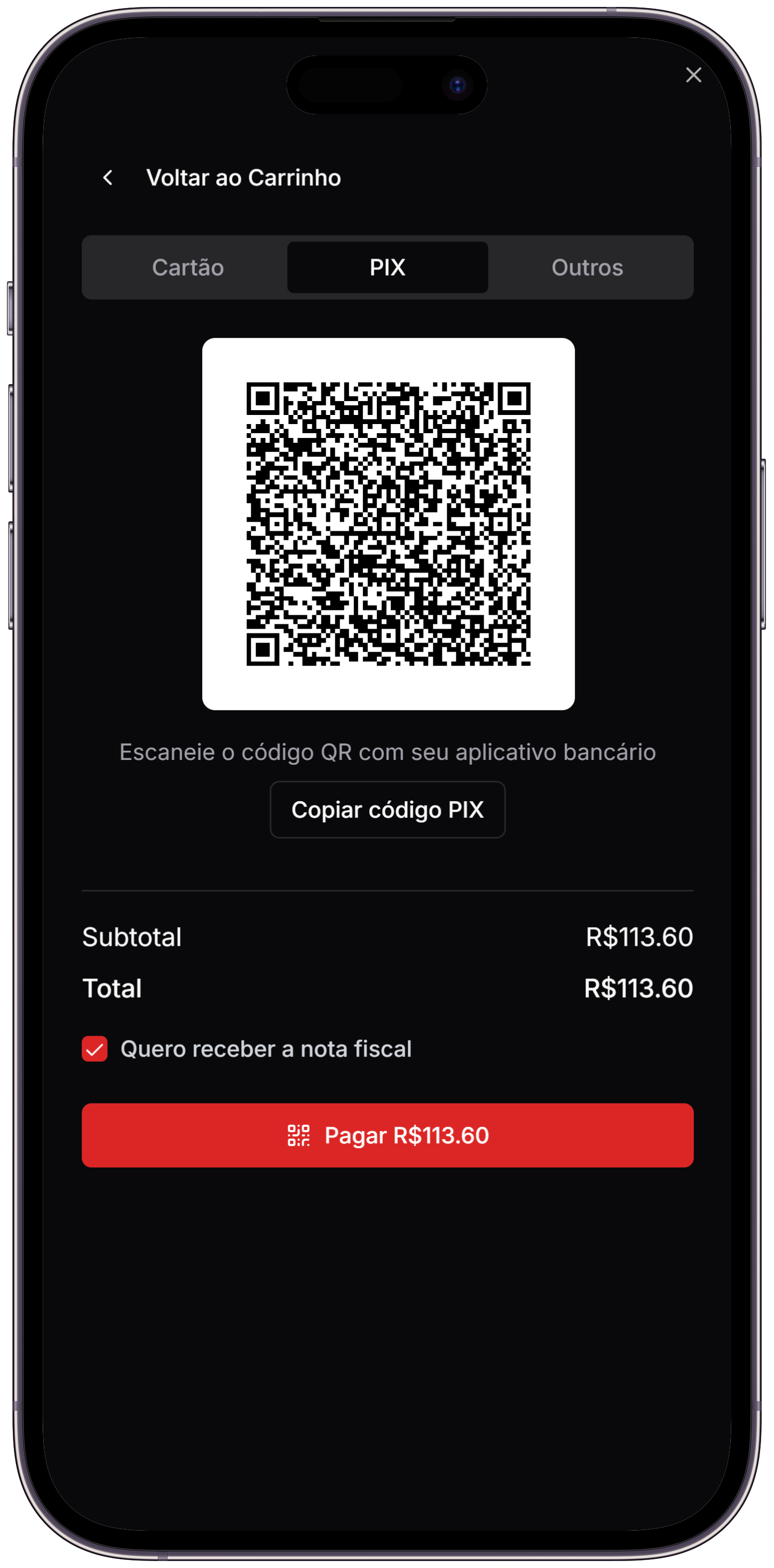 Pague pelo Celular